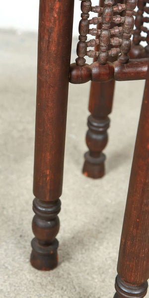 Persian Mameluke Style Tray Table on Wooden Folding Stand