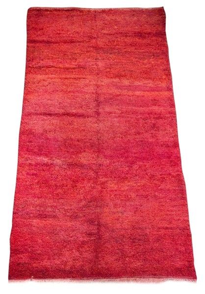 Moroccan Red Tribal Rug " Bed of Roses"