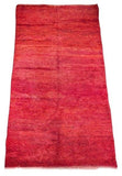 Moroccan Red Tribal Rug " Bed of Roses"