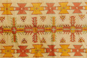 1960s Authentic Moroccan Vintage Tribal Rug