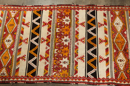Vintage Moroccan Glaoua Berber Tribal Wool Rug, High Atlas, 20th Century