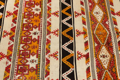 Vintage Moroccan Glaoua Berber Tribal Wool Rug, High Atlas, 20th Century