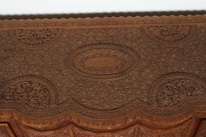 Asian Finely Hand Carved Sideboard from Java, Indonesia