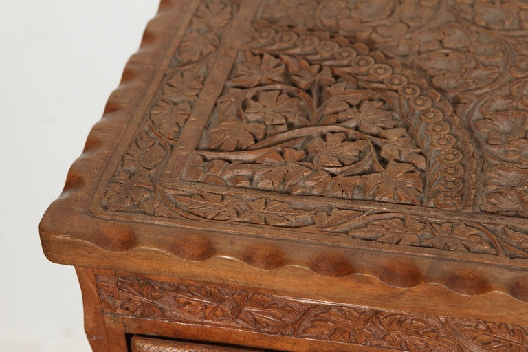 Asian Finely Hand Carved Sideboard from Java, Indonesia