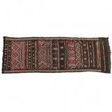 Moroccan Black Vintage Tuareg Rug Runner