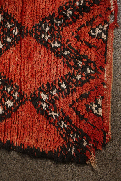 Vintage Moroccan Rehamna Tribal Wool Rug, Marrakech Plains, circa 1960
