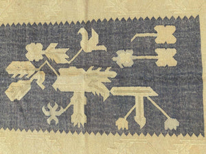 Vintage Small Ethnic Tribal Rug