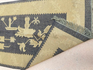 Vintage Small Ethnic Tribal Rug