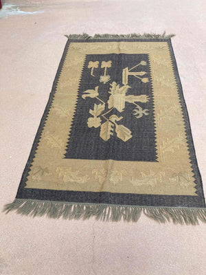Vintage Small Ethnic Tribal Rug