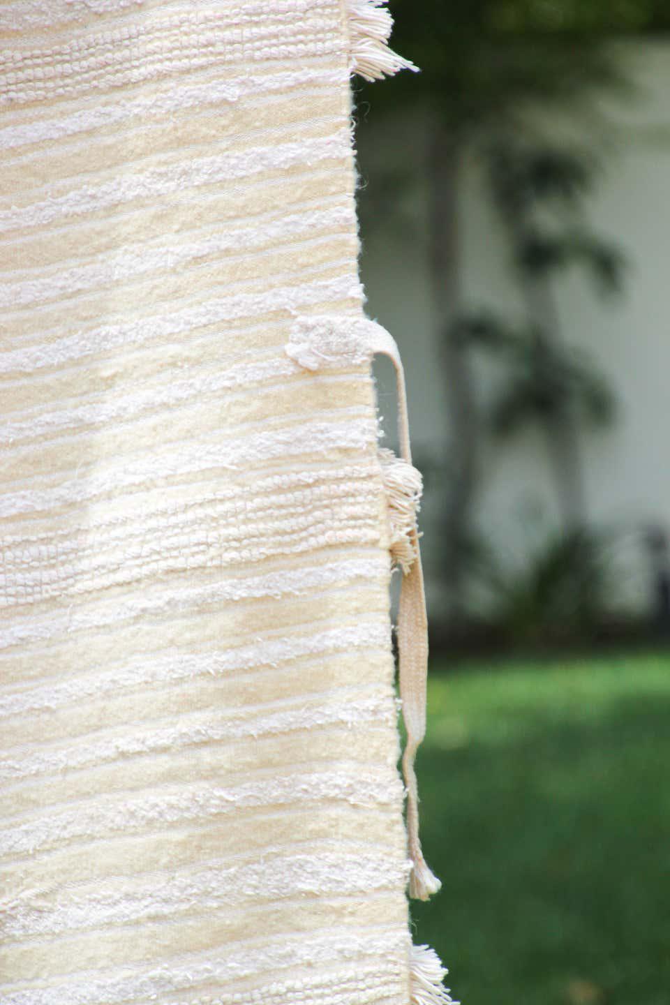 1960s Vintage Tribal Moroccan Handcrafted Wedding Blanket Throw