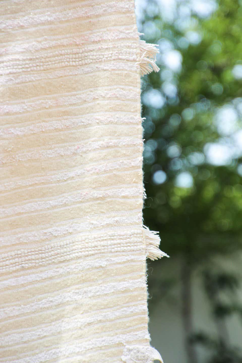 1960s Vintage Tribal Moroccan Handcrafted Wedding Blanket Throw