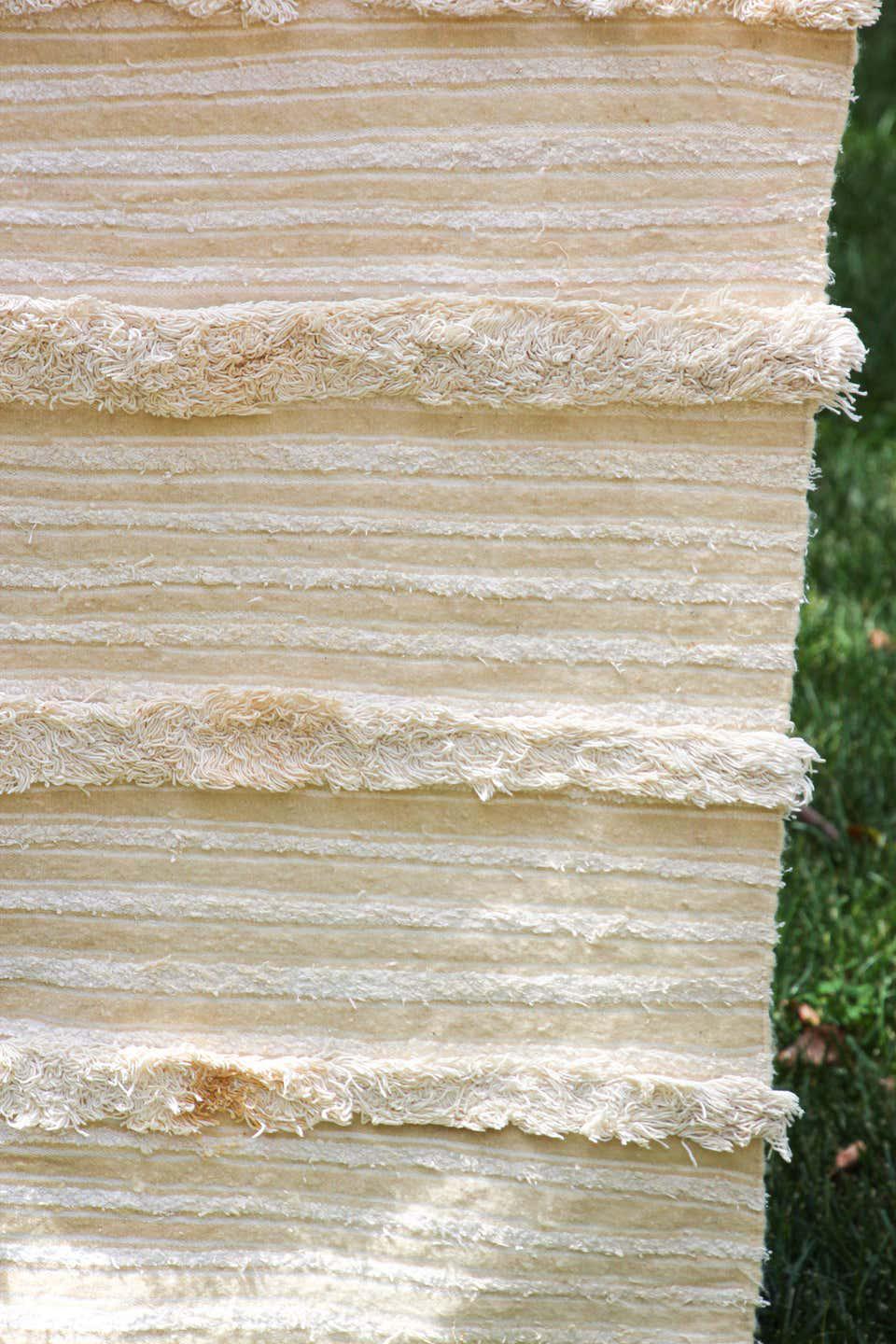 1960s Vintage Tribal Moroccan Handcrafted Wedding Blanket Throw