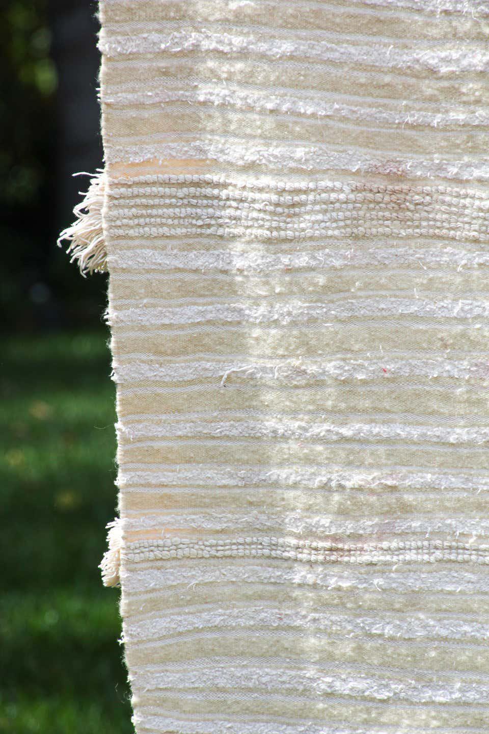 1960s Vintage Tribal Moroccan Handcrafted Wedding Blanket Throw