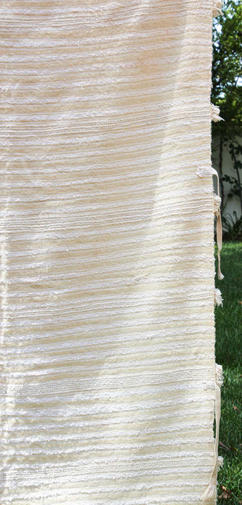 1960s Vintage Tribal Moroccan Handcrafted Wedding Blanket Throw