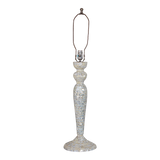 Vintage White Capiz Shell Table Lamp