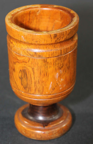 Vintage Wooden Mortar and Pestle, Italy