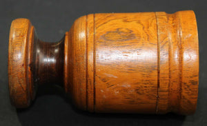 Vintage Wooden Mortar and Pestle, Italy