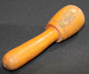 Vintage Wooden Mortar and Pestle, Italy