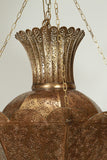 Moroccan Brass Chandelier Oversized Andalusian Moorish Style