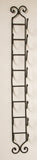 Wrought Iron Hand Forged Wall Mount Wine Rack
