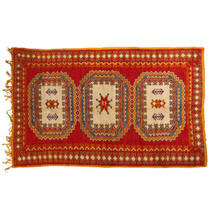 Moroccan Vintage Tribal Rug
